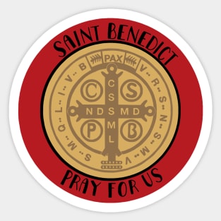 St. Benedict Medal Sticker